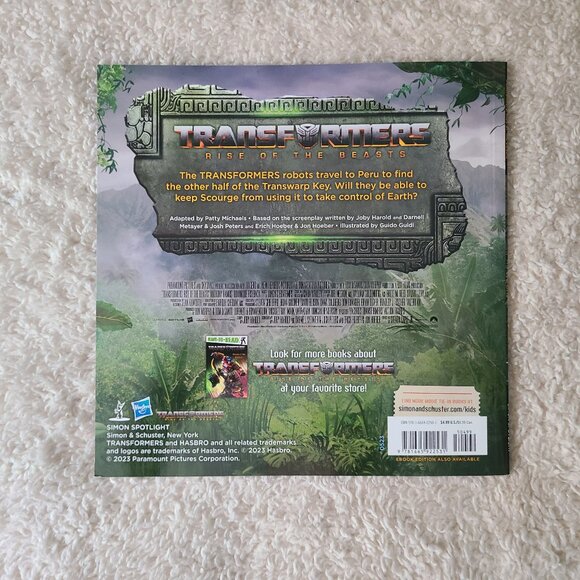 5/$20 Hasbro Transformers Rise of the Beasts Two Book Bundle - Picture 5 of 5
